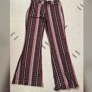 Printed bell pants